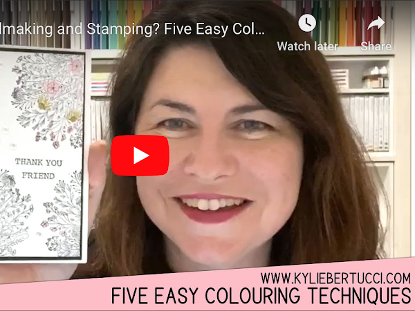 Five ways to colour using Stampin' Up!® Products | Hand-Drawn Blooms Stamp Set