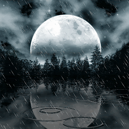 A chuva que molha a Lua
