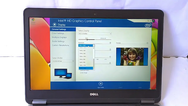 Set highest resolution here how to change resolution in dell laptop