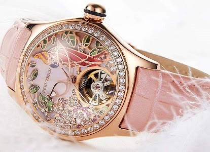 engraved wooden watch