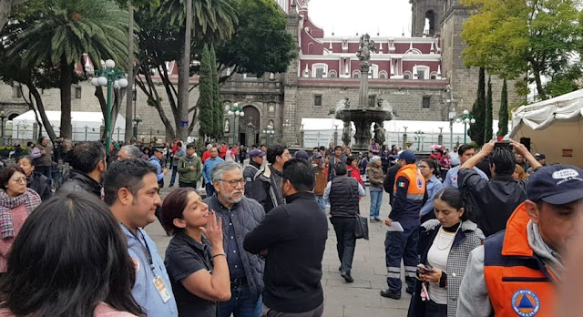 Ayuntamiento de Puebla participó en el macrosimulacro a nivel nacional