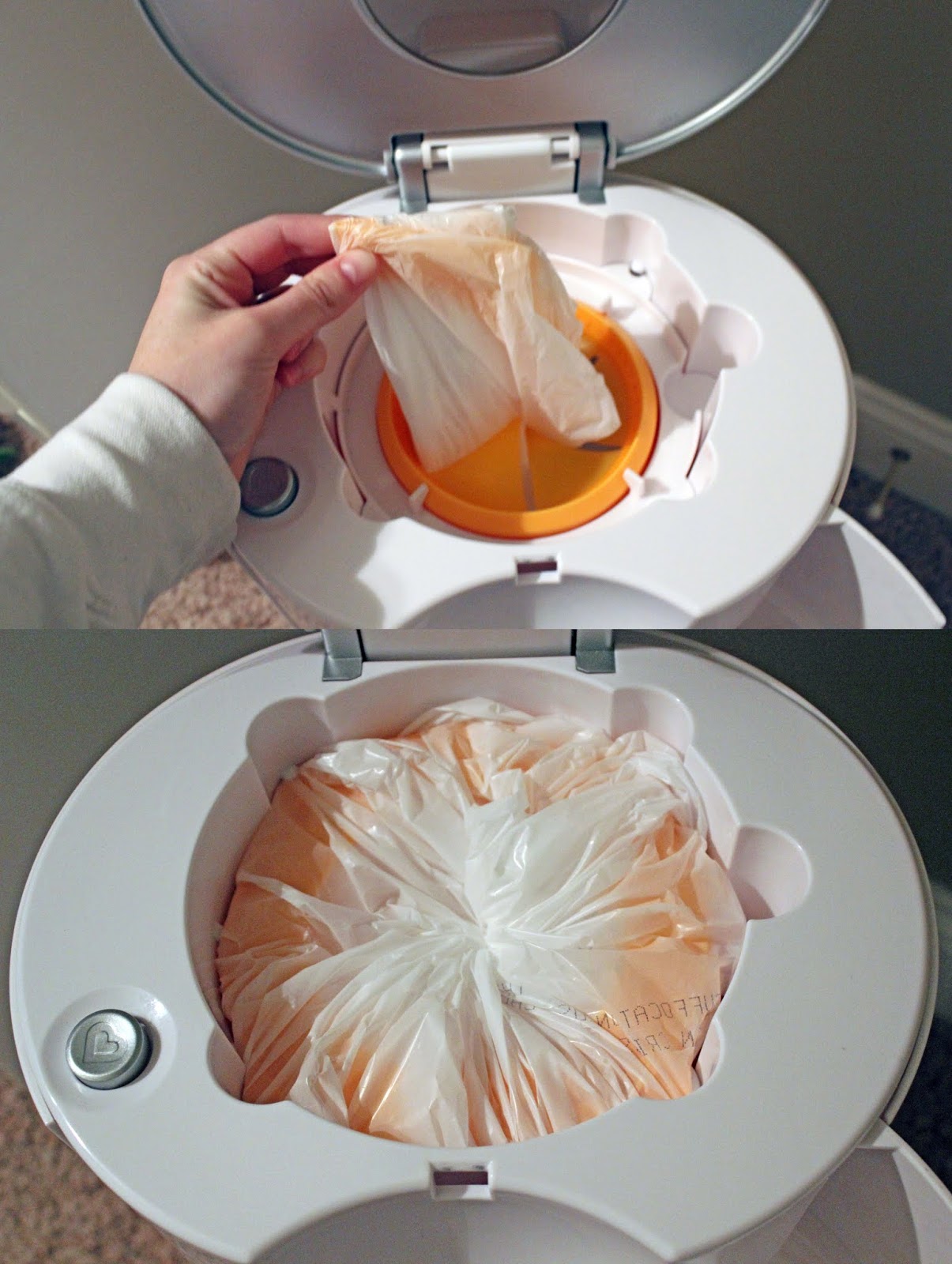 Mom Hack How to save money with this Diaper Pail Refill Hack