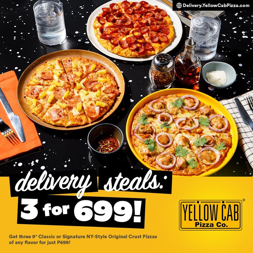 Manila Shopper Yellow Cab 3 for P699 Delivery Promo