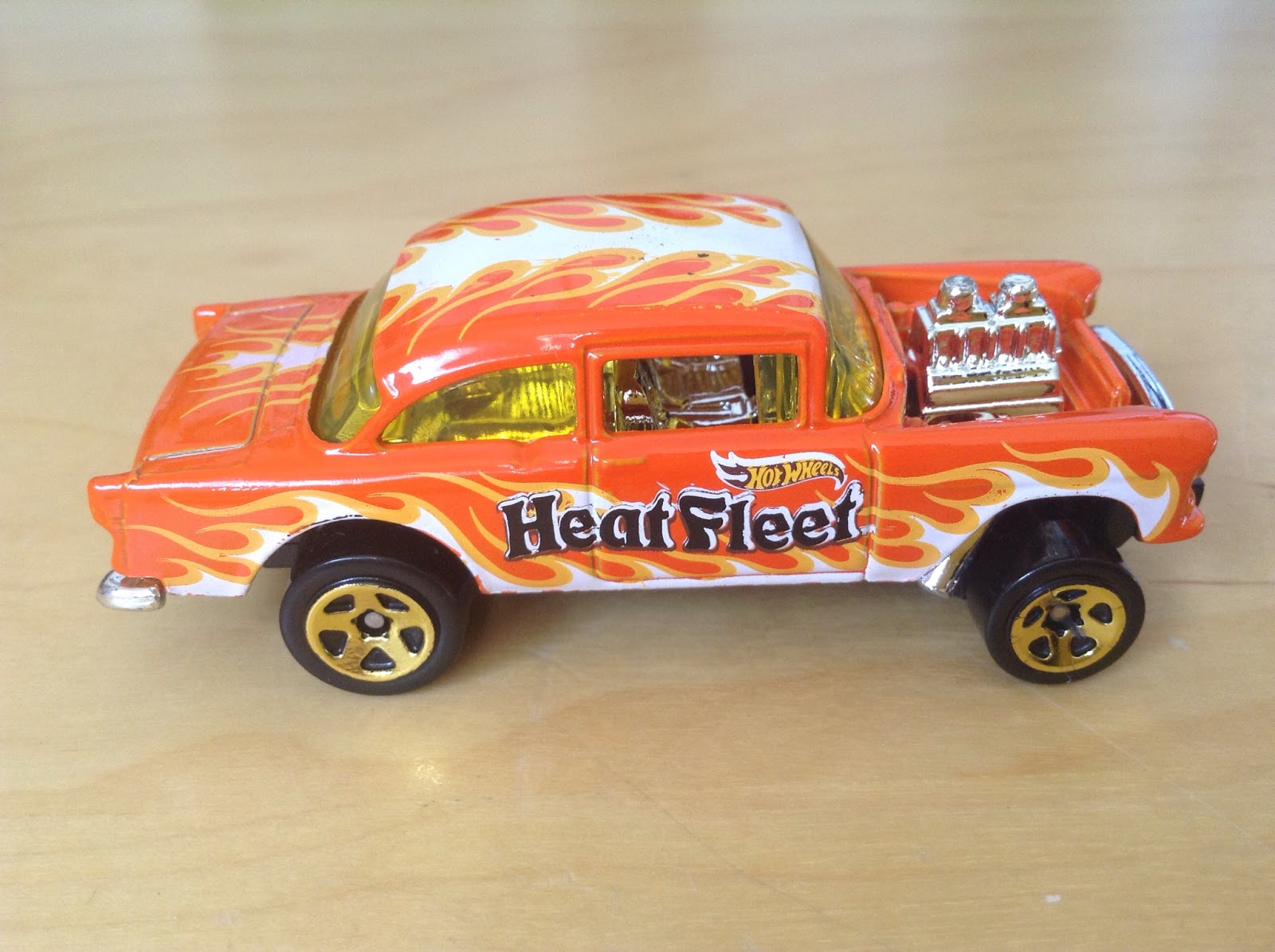 JULIAN'S HOT WHEELS BLOG '55 Chevy Bel Air Gasser (2015 Heat Fleet)
