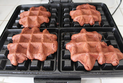 Chocolate Waffle Cookies - fun cookies baked right in the waffle iron! Only 6 easy ingredients needed!