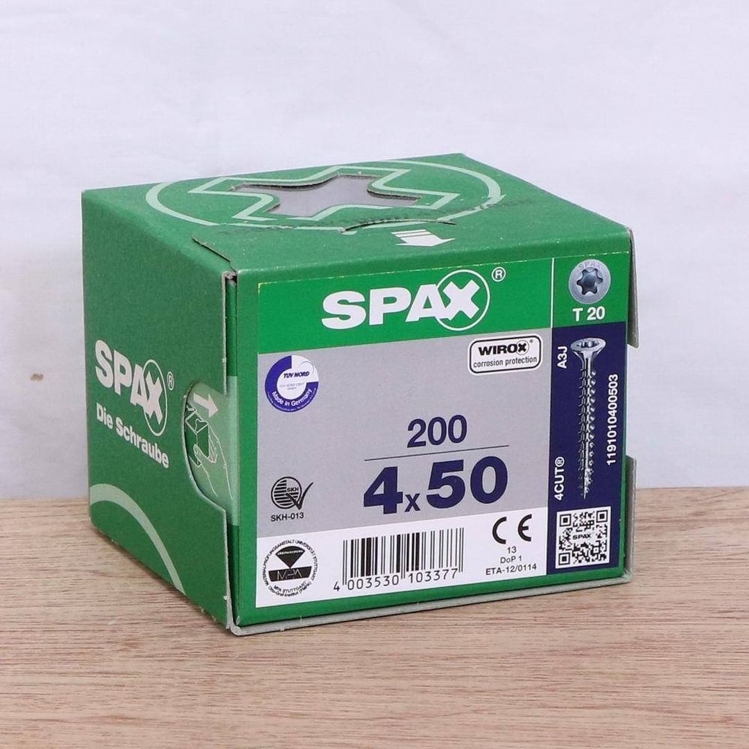Spax 4.0 x 50 mm, T20
