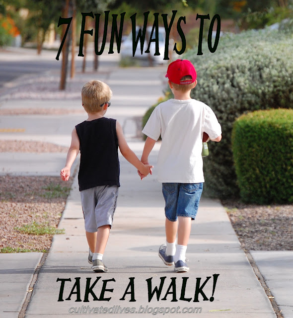 7 creative ideas for taking a walk!