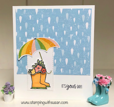 Stampin' Up! Under My Umbrella, www.stampingwithsusan.com, Stampin' Up! 2020 Mini Catalog, Pleased As Punch DSP,