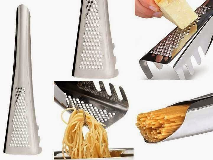 Pasta Server With Cheese Grater and Measurer