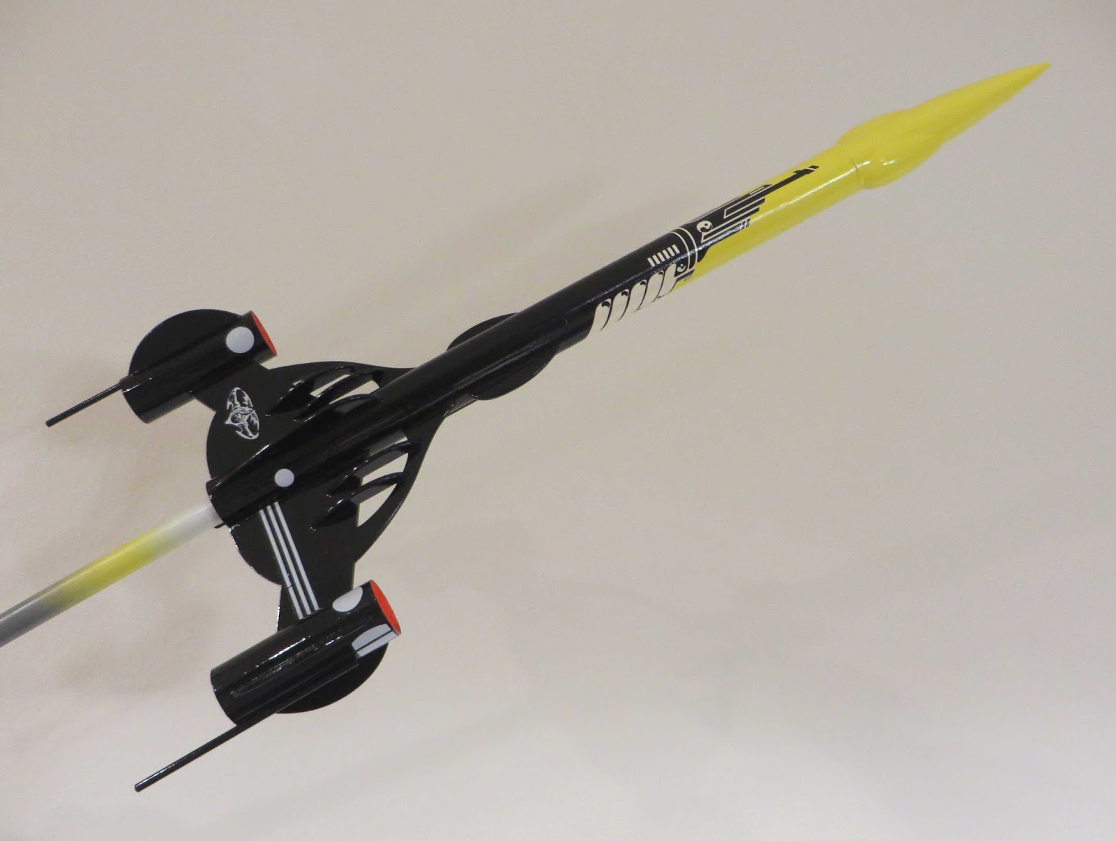 Model Rocket Building: Estes Alien Invader #3003 Build, Finished