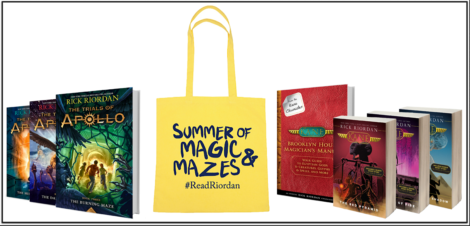 Ridiculously Epic Rick Riordan Giveaway (SEVEN BOOK GIVEAWAY!)