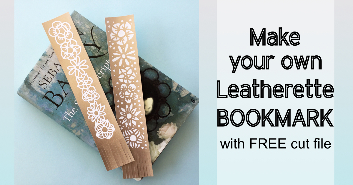 Crafting Quine Cut and decorate your own Leatherette Bookmarks