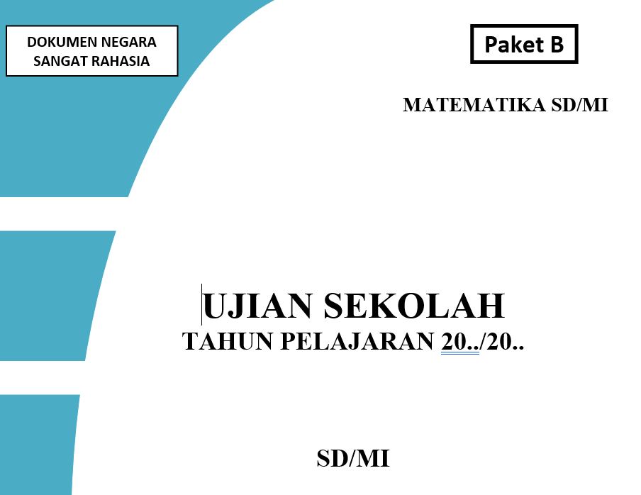 Soal Ujian Sekolah Us Matematika Kelas Vi Sd Sang Pendidik