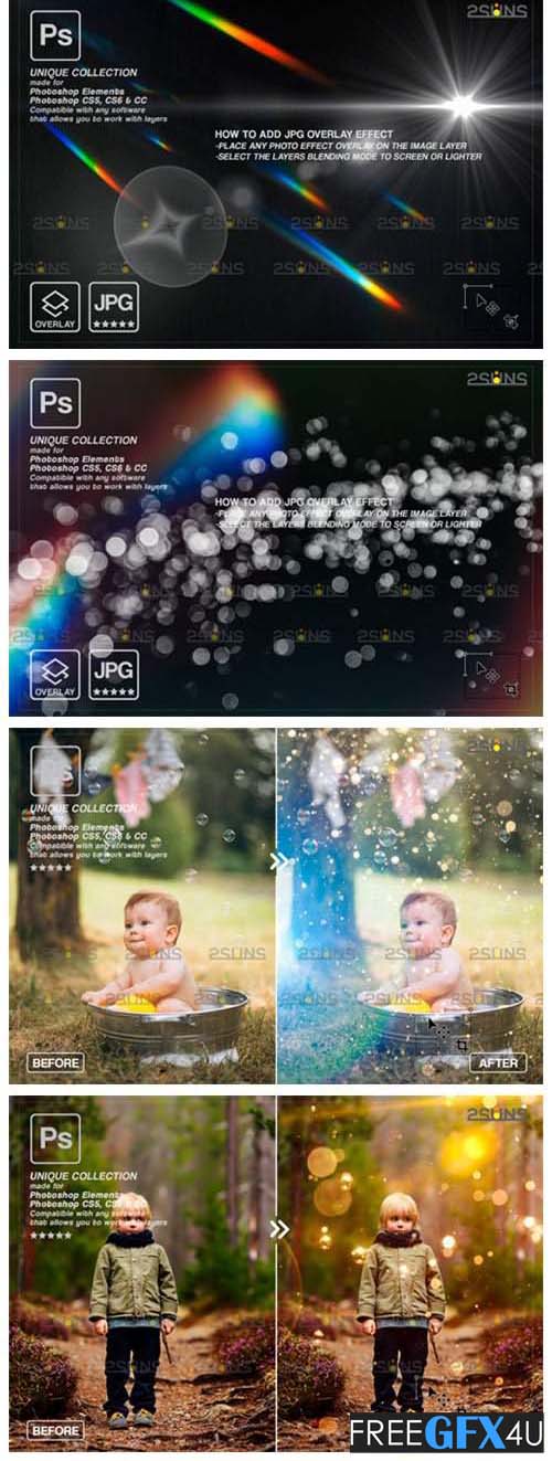 Natural Light Overlays Lightbeam