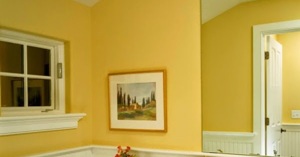 Decoración de baños color amarillo - Colores en Casa