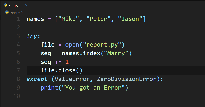 [Python教學]掌握重要的Python例外處理機制