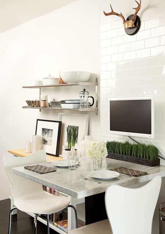 Cómo crear un office en una cocina pequeña | Decoración
