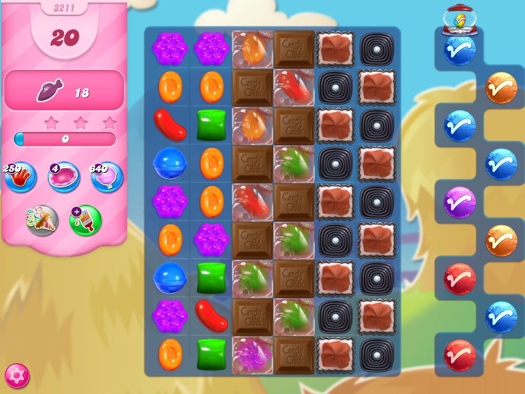Candy Crush Saga level 3211 Candy Crush Saga level 3211