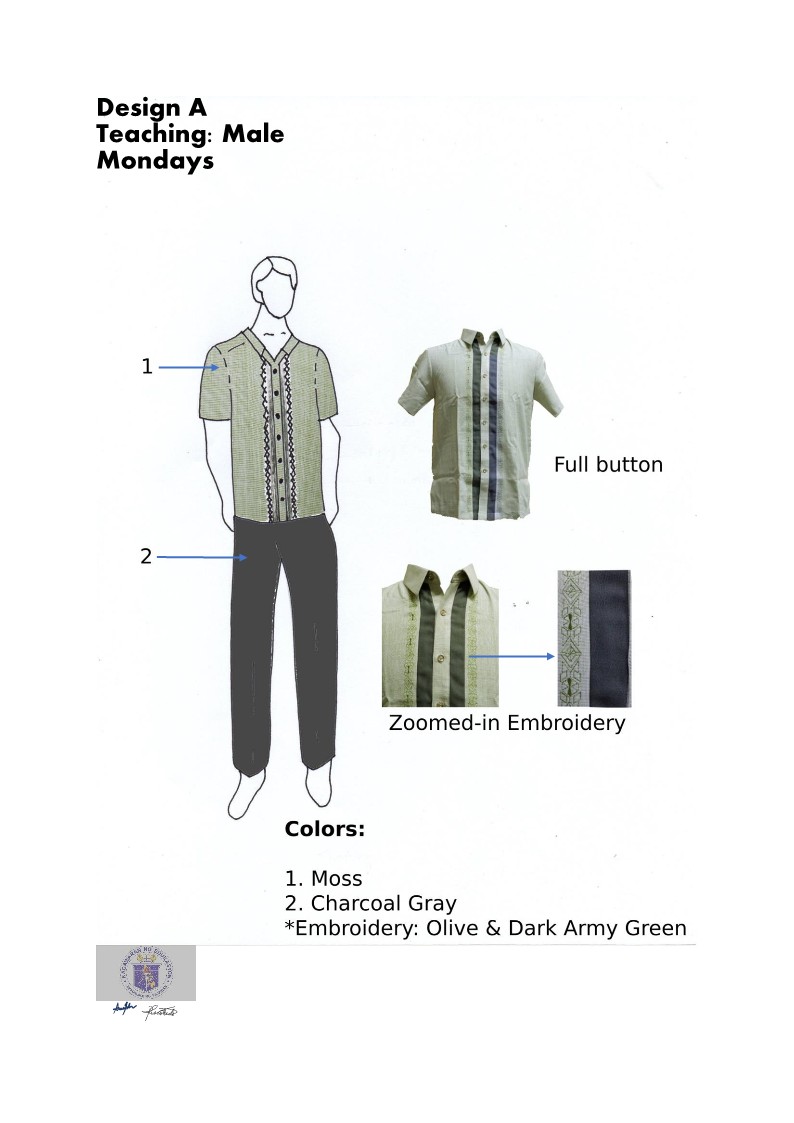 GUIDELINES ON THE NEW DEPED NATIONAL UNIFORM FOR TEACHING AND NON ...