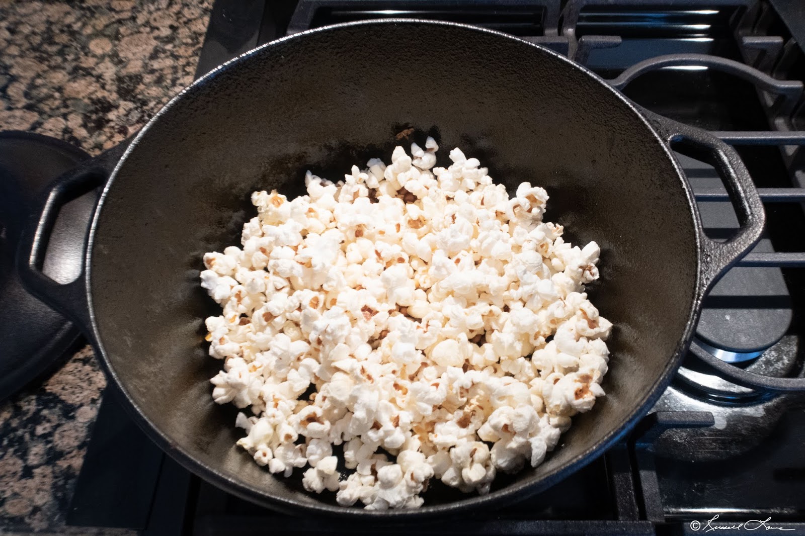 Russ' Culinary Adventures Cast Iron Popcorn Orville Redenbacher