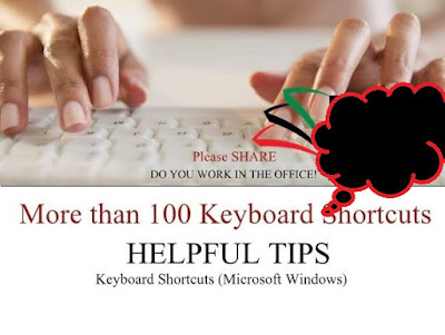 More than 100 Keyboard Shortcuts (Microsoft Windows) More than 100 Keyboard Shortcuts (Microsoft Windows)