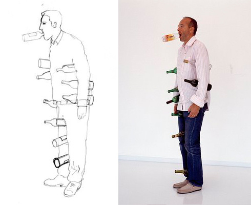 Drawing : Venice Biennale 2017 part 1 Erwin Wurm