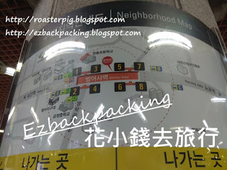釜山地鐵梵魚寺站地圖