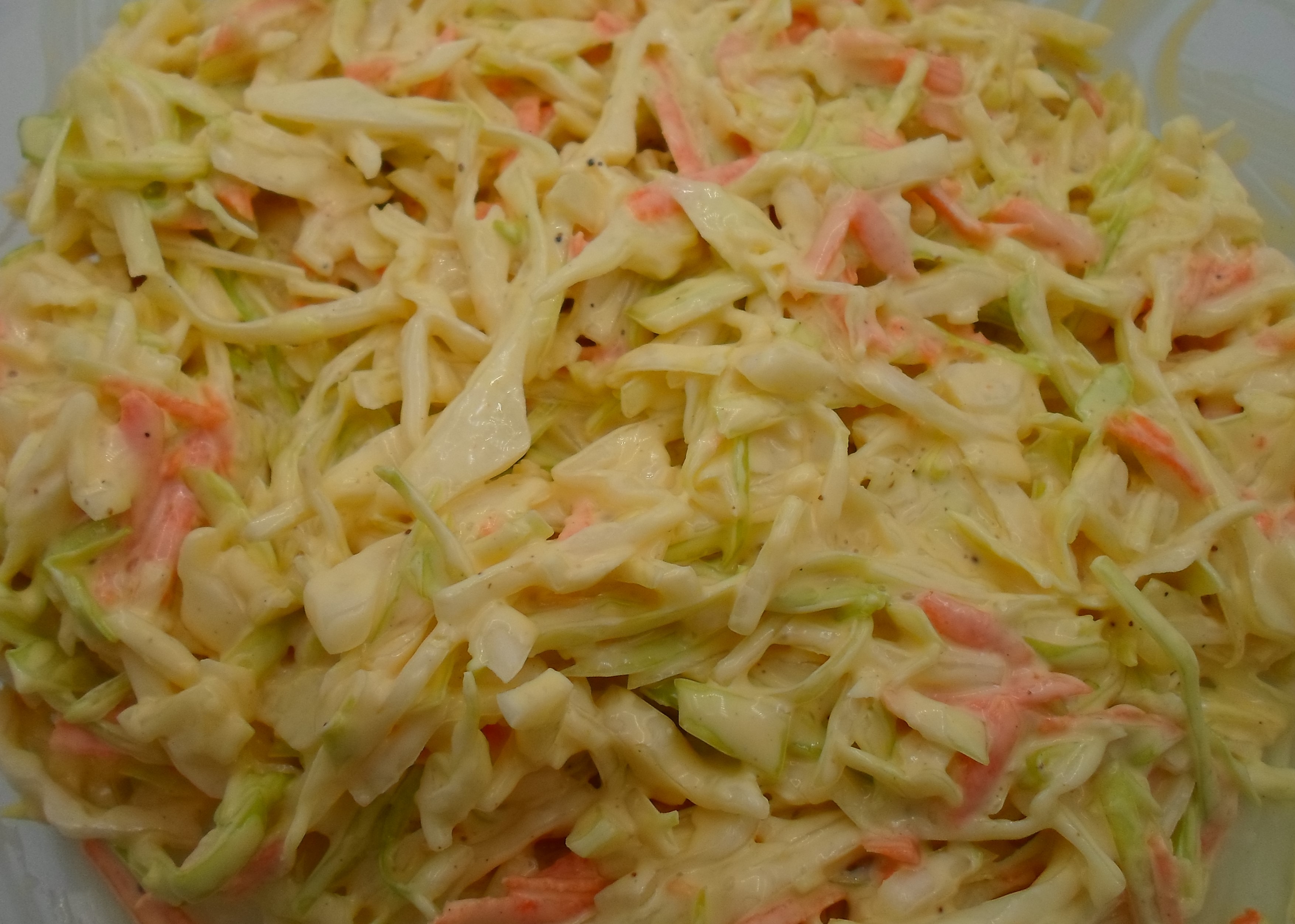 Happier Than A Pig In Mud Creamy Coleslaw with Sour Cream and Mustard