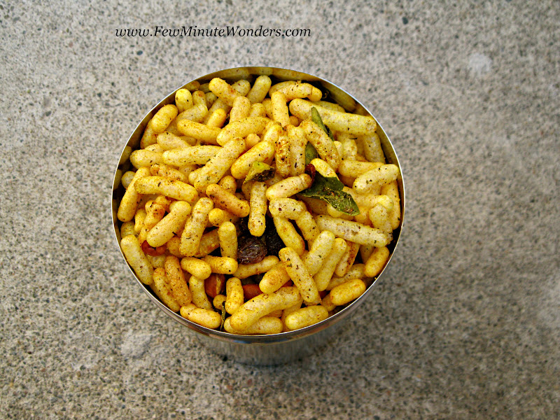 Puffed Whole Wheat Spicy Mixture/ Puffed Whole Wheat Kara Pori Few