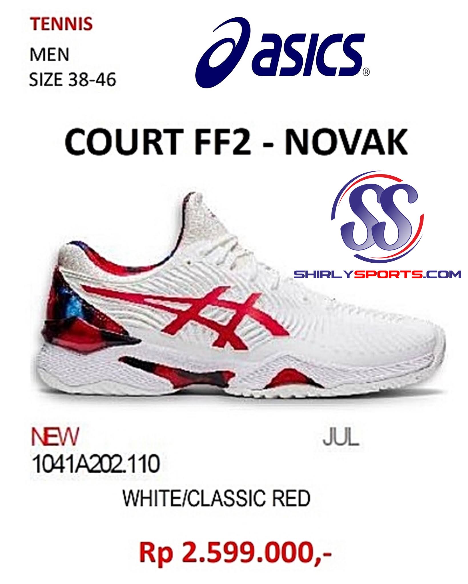 asics novak ff2