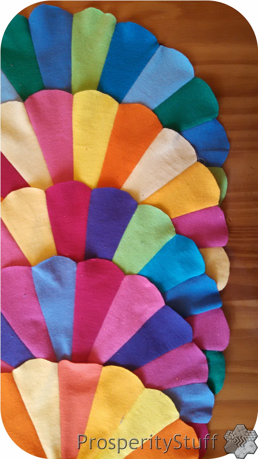 ProsperityStuff Quilts QuiltAsYouGo TShirt Dresden Plate