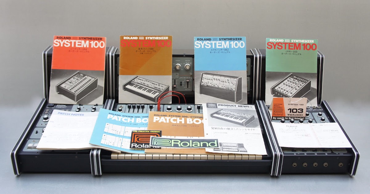 MATRIXSYNTH: Roland SYSTEM-100 Full Set with Original Manuals