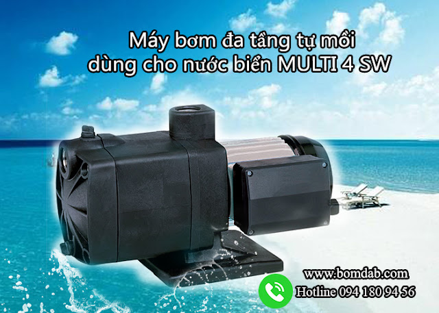 Máy bơm nước chuyên dùng cho khu vực nước nhiễm mặn, nước muối, dễ ăn mòn