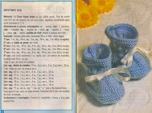 Receita Sapatinho De Trico Para Bebe Facil Receita Sapatinho De