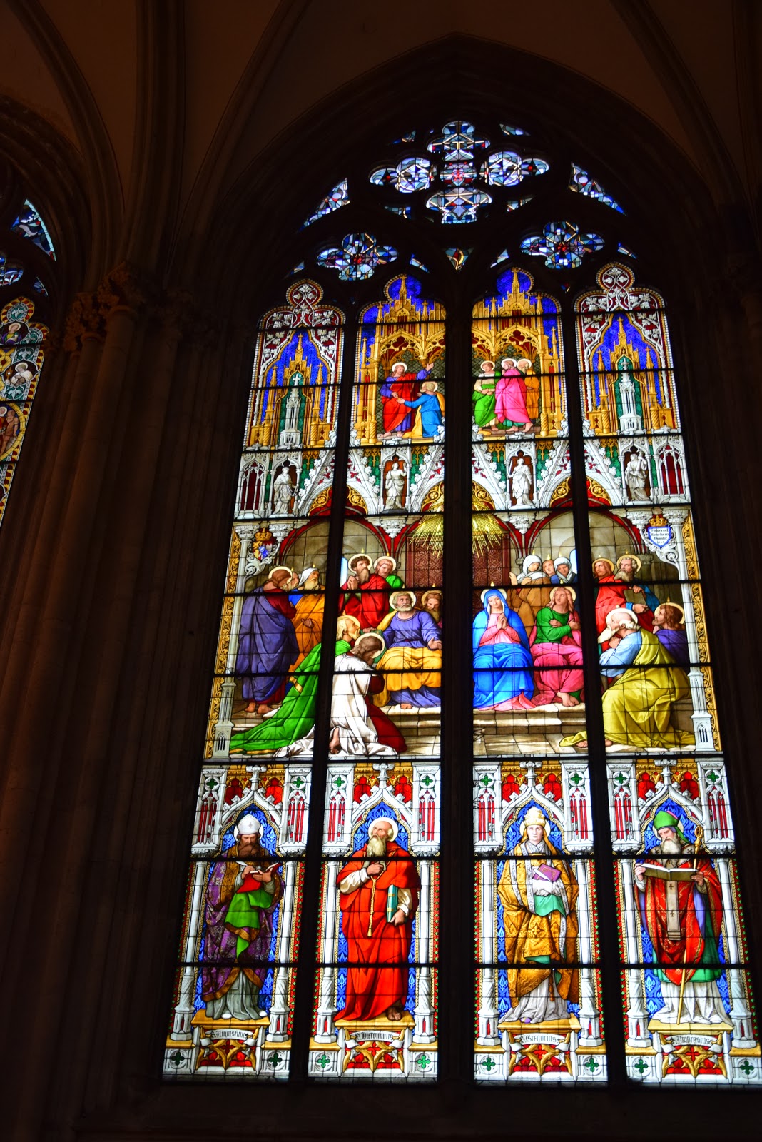 Кельнский собор витражи