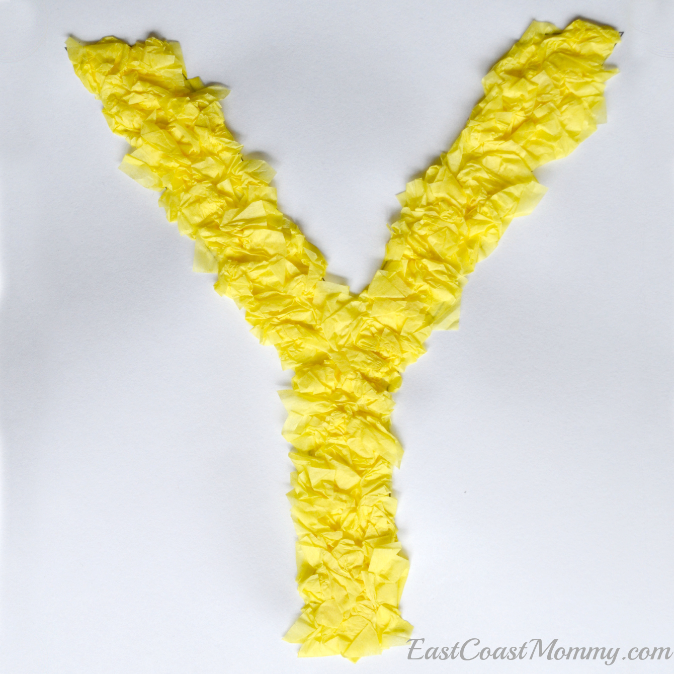 East Coast Mommy Alphabet Crafts  Letter Y