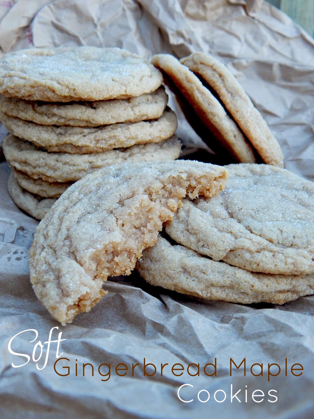 Soft Gingerbread Maple Cookies Ally's Sweet & Savory Eats
