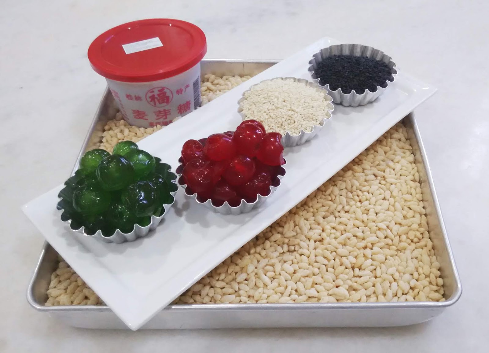 Bubble Rice Cherry Crackers