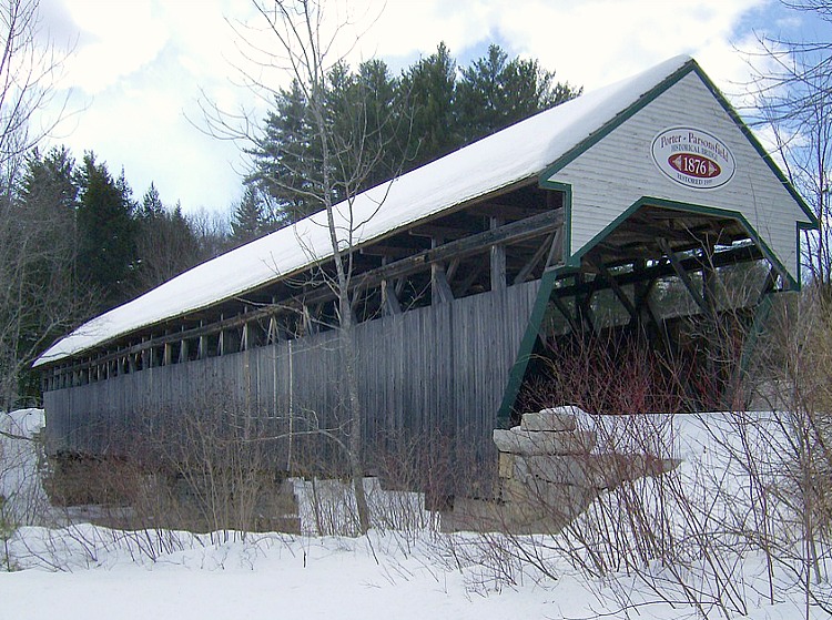 Pennsylvania & Beyond Travel Blog The PorterParsonsfield Covered Bridge in Maine