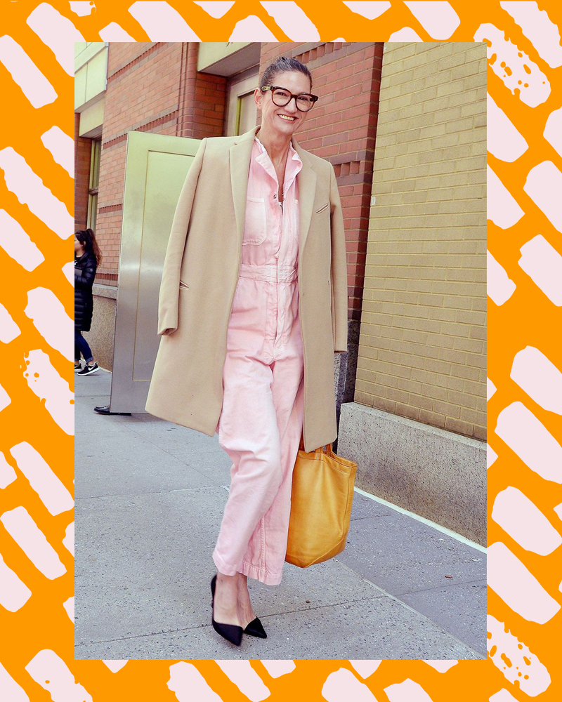 pink glossier jumpsuit