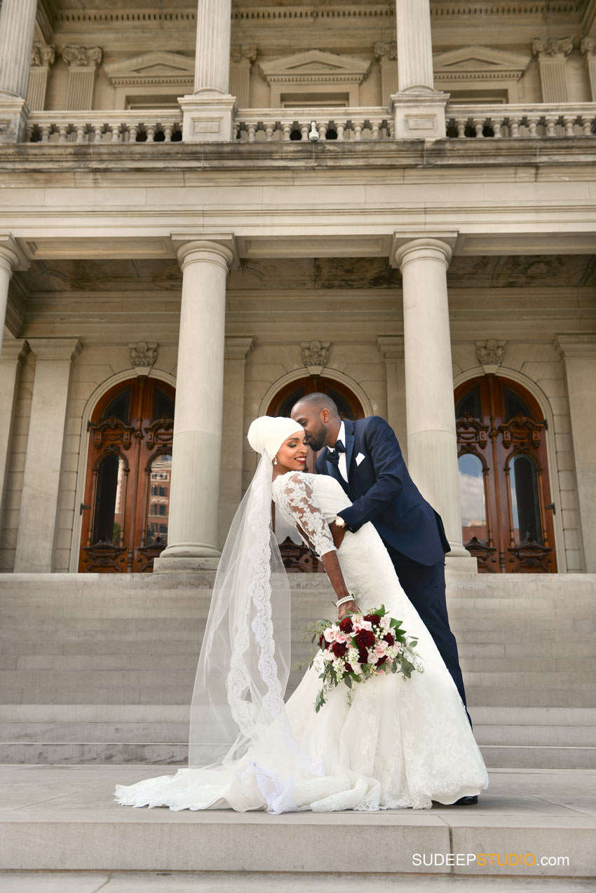 Downtown Lansing Capitol Wedding Photography - SudeepStudio.com Ann Arbor Wedding Photographer