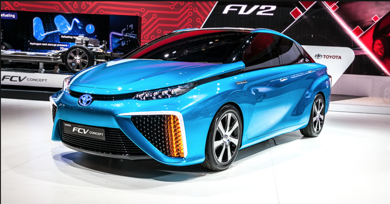 Toyota hydrogen powered car