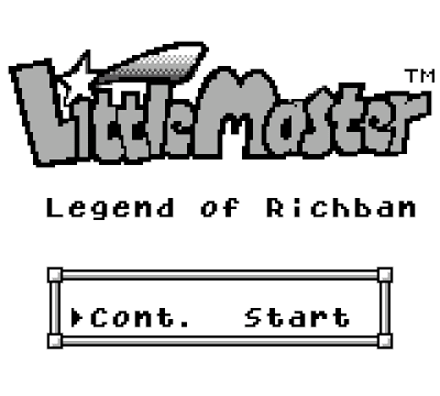 El Pequeño Rincón de los Grandes RPG - Little Master: Raikuban no Densetsu - Pantalla de título