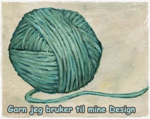 INFO OM GARN JEG BRUKER i mine Design