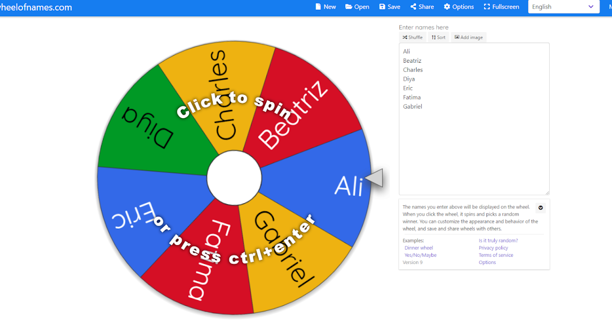 Free Technology for Teachers Three Random Name Pickers