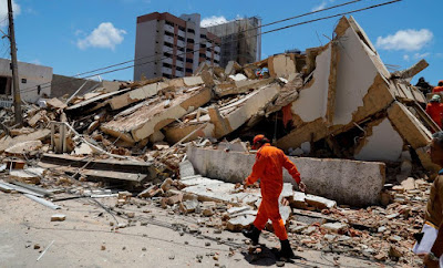 Colapso de edificio en Brasil deja al menos 2 muertos