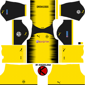 Borussia Dortmund Kits 2017/2018 - Dream League Soccer