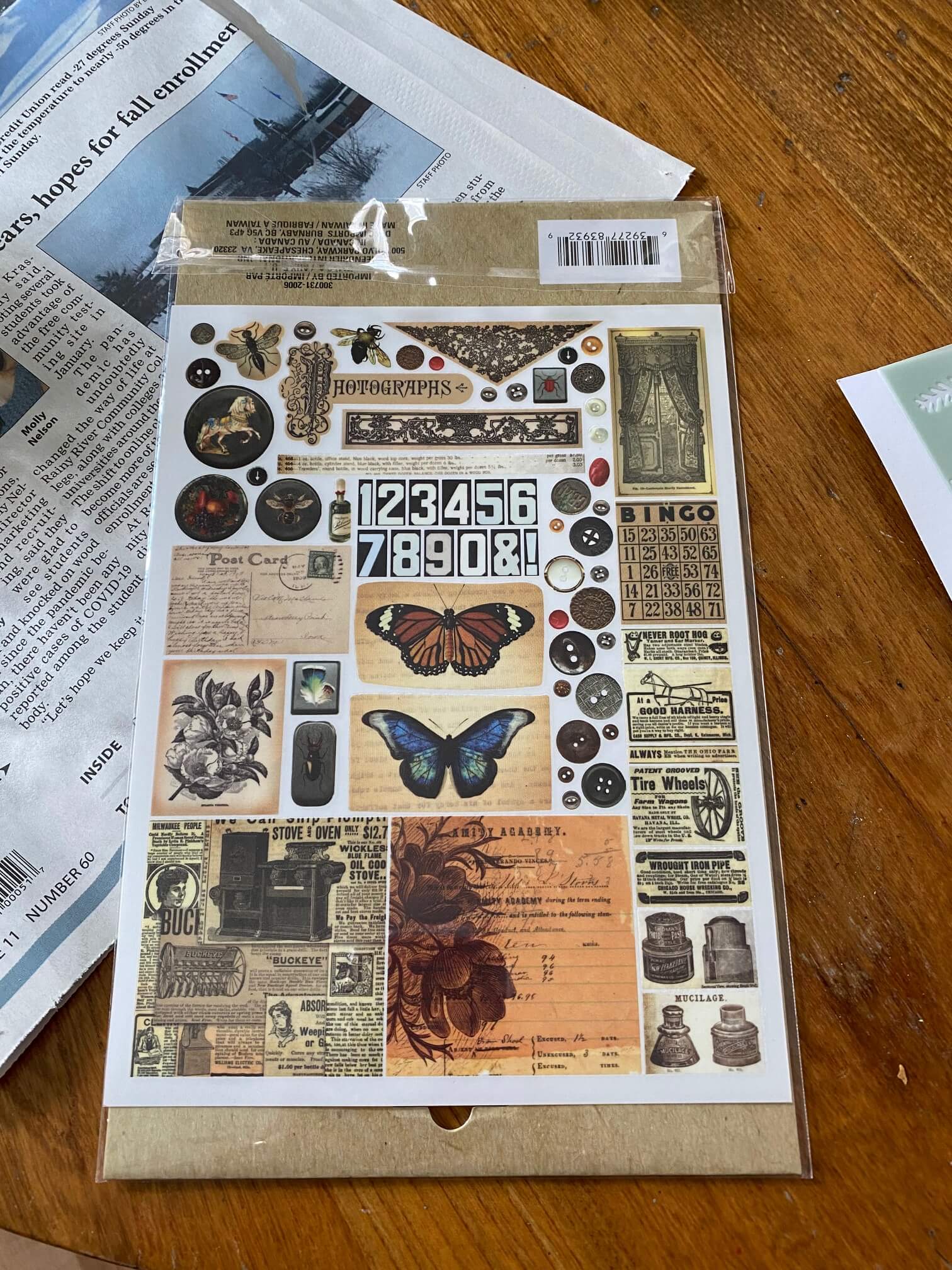 More Paper Mache Box Upcycles With Dollar Tree Rub On Transfers Organized Clutter