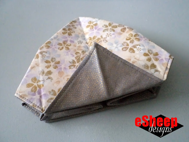 Fabric Origami Tray crafted by eSheep Designs