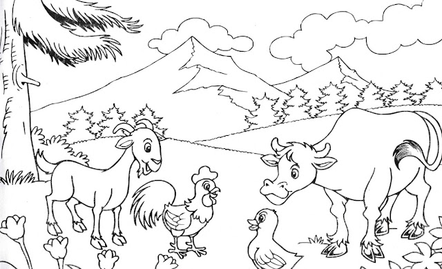 30 Download Sketsa Gambar Pemandangan Untuk Belajar